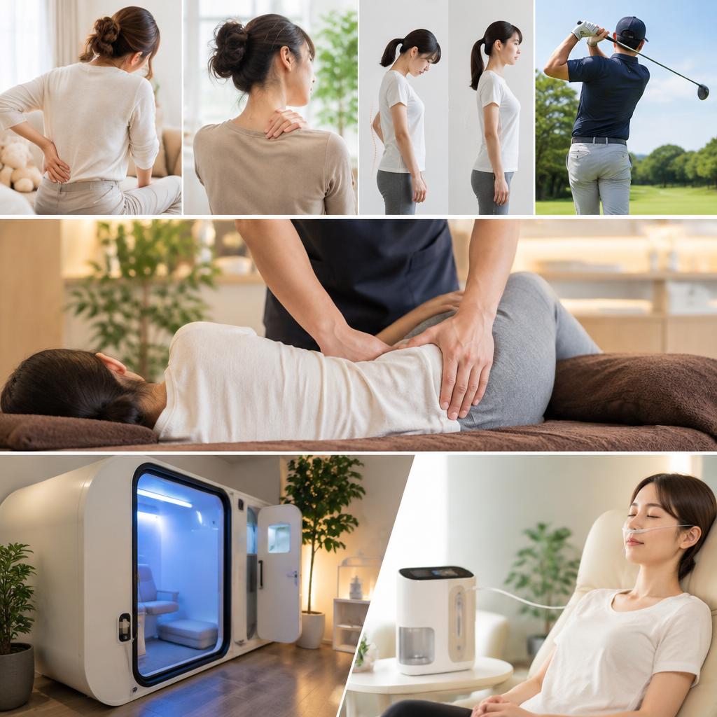 腰痛改善からスポーツ整体まで。家族それぞれの悩みに対応