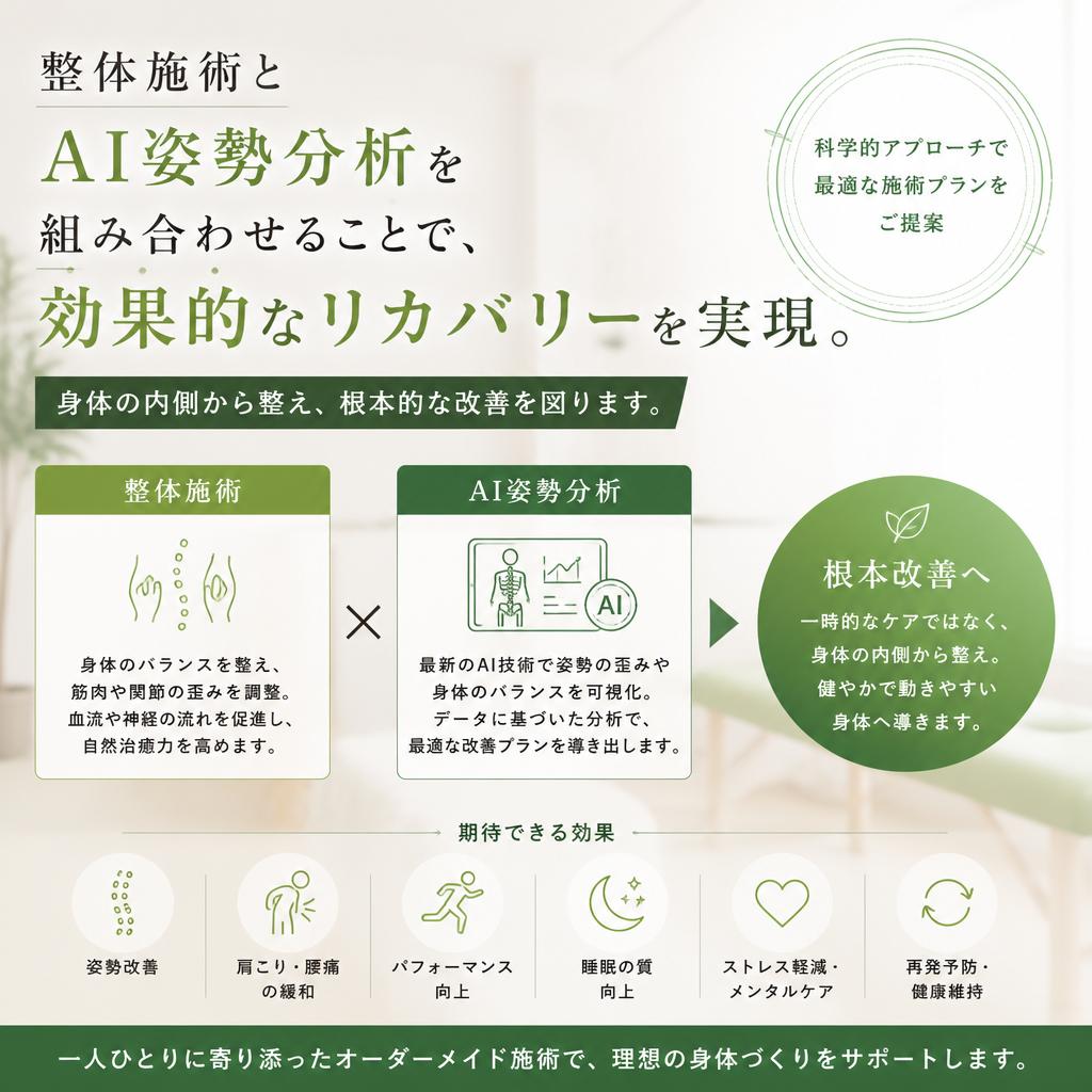 整体とAI分析の組み合わせで効果的なケア